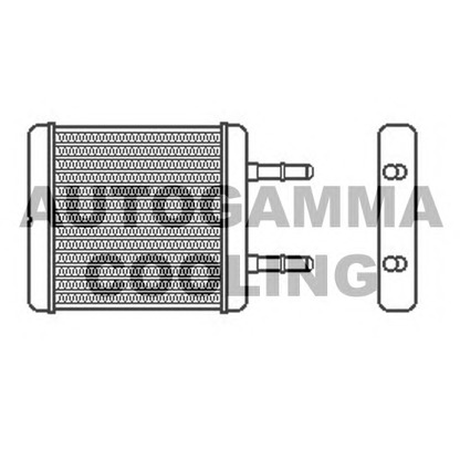 Photo Heat Exchanger, interior heating AUTOGAMMA 104091