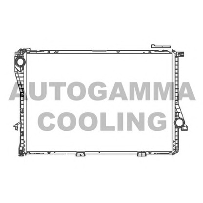 Photo Radiator, engine cooling AUTOGAMMA 104143