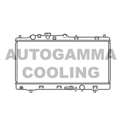 Photo Radiator, engine cooling AUTOGAMMA 104147