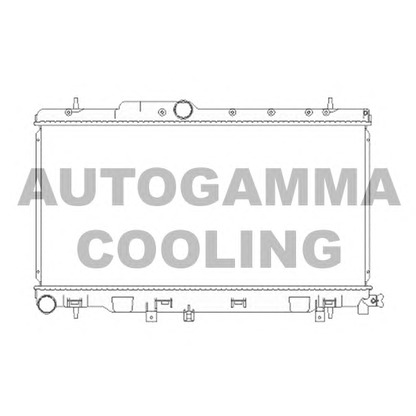 Photo Radiateur, refroidissement du moteur AUTOGAMMA 104187