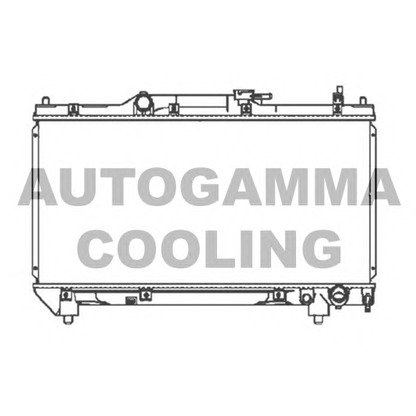 Photo Radiator, engine cooling AUTOGAMMA 104194