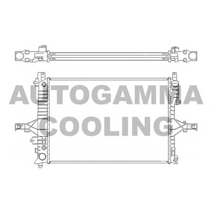 Foto Kühler, Motorkühlung AUTOGAMMA 104208