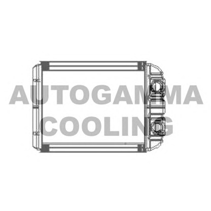 Photo Heat Exchanger, interior heating AUTOGAMMA 104237