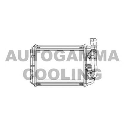Photo Heat Exchanger, interior heating AUTOGAMMA 104238