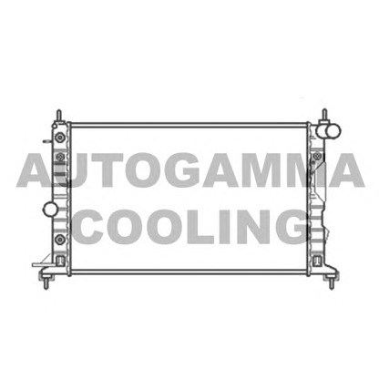 Foto Radiatore, Raffreddamento motore AUTOGAMMA 104316