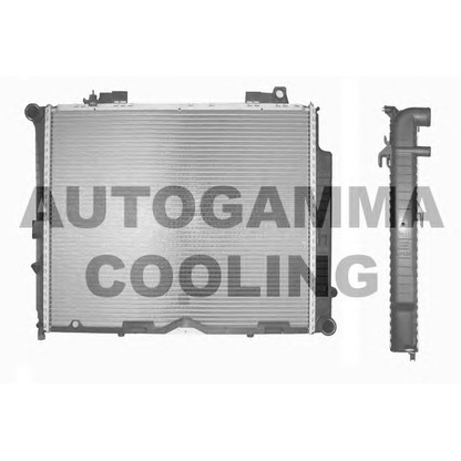 Photo Radiator, engine cooling AUTOGAMMA 104317