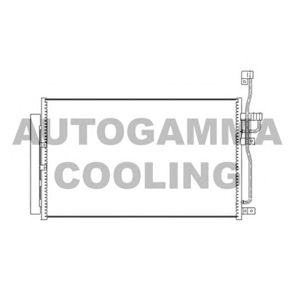 Photo Condenser, air conditioning AUTOGAMMA 104449