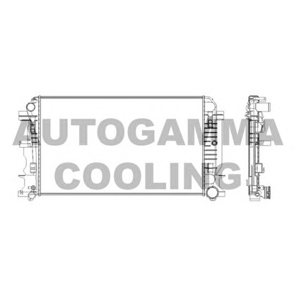 Foto Radiatore, Raffreddamento motore AUTOGAMMA 104573