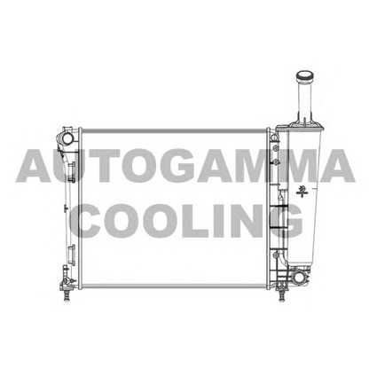 Zdjęcie Chłodnica, układ chłodzenia silnika AUTOGAMMA 104618
