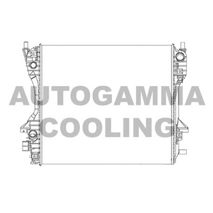 Zdjęcie Chłodnica, układ chłodzenia silnika AUTOGAMMA 104650