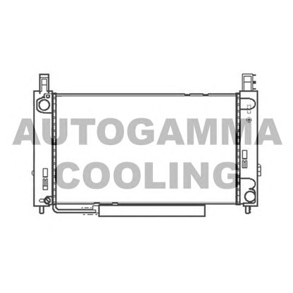 Photo Radiator, engine cooling AUTOGAMMA 104685