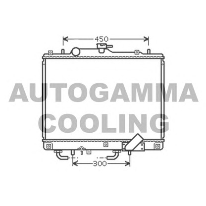 Photo Radiateur, refroidissement du moteur AUTOGAMMA 104688