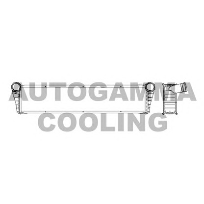 Photo Radiator, engine cooling AUTOGAMMA 104699