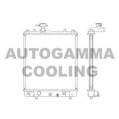 Photo Radiateur, refroidissement du moteur AUTOGAMMA 104710