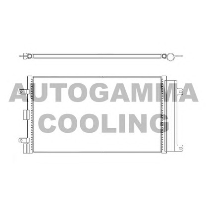 Photo Condenser, air conditioning AUTOGAMMA 104777
