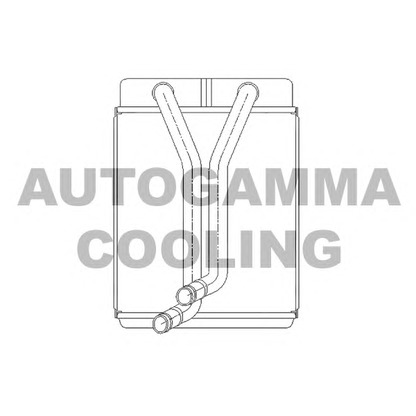 Photo Heat Exchanger, interior heating AUTOGAMMA 104813