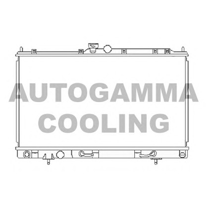 Photo Radiateur, refroidissement du moteur AUTOGAMMA 104854