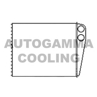 Photo Heat Exchanger, interior heating AUTOGAMMA 104880