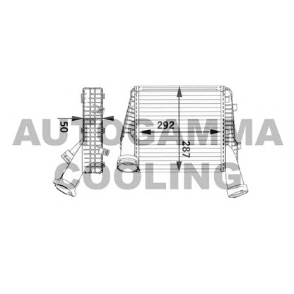 Photo Intercooler, charger AUTOGAMMA 104893