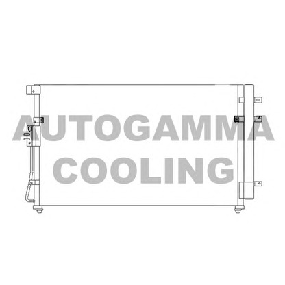 Photo Condenser, air conditioning AUTOGAMMA 104909