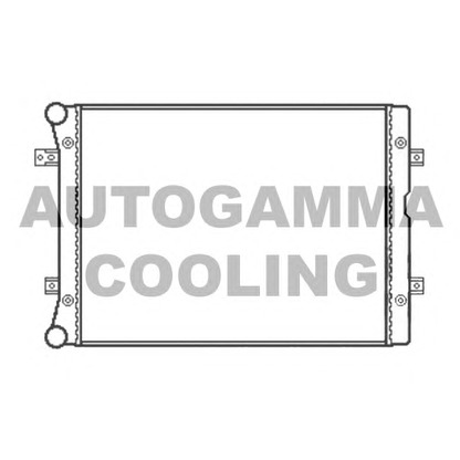 Photo Radiateur, refroidissement du moteur AUTOGAMMA 104927