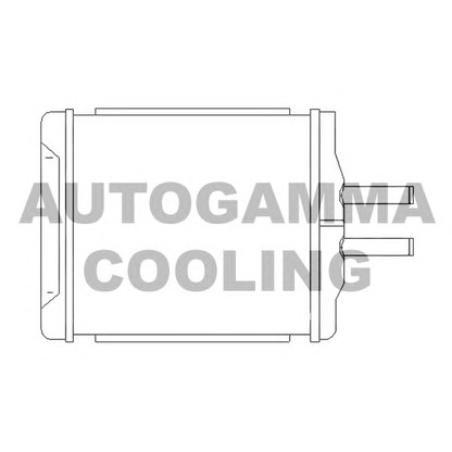Zdjęcie Wymiennik ciepła, ogrzewanie wnętrza AUTOGAMMA 104937