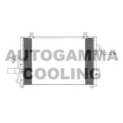 Photo Condenser, air conditioning AUTOGAMMA 104976