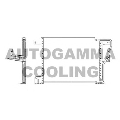 Photo Condenser, air conditioning AUTOGAMMA 104989