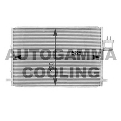 Photo Condenser, air conditioning AUTOGAMMA 104996