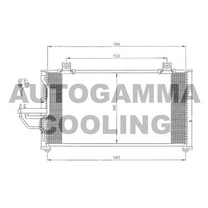 Foto Condensatore, Climatizzatore AUTOGAMMA 105001