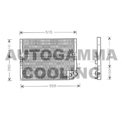 Foto Condensatore, Climatizzatore AUTOGAMMA 105032