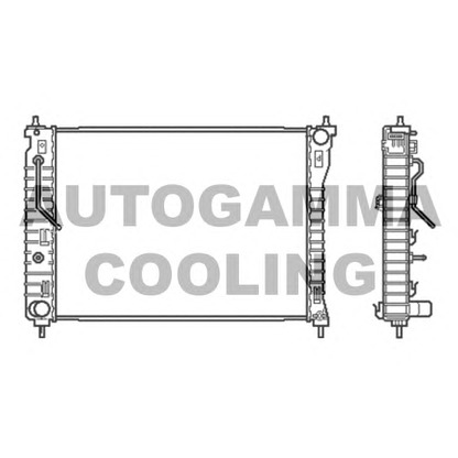 Foto Kühler, Motorkühlung AUTOGAMMA 105044