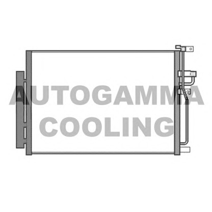 Photo Condenser, air conditioning AUTOGAMMA 105070