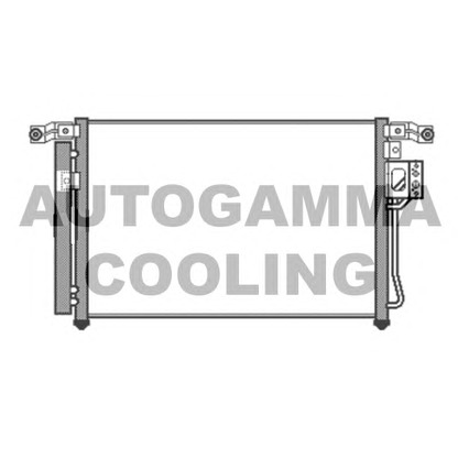 Photo Condenser, air conditioning AUTOGAMMA 105076