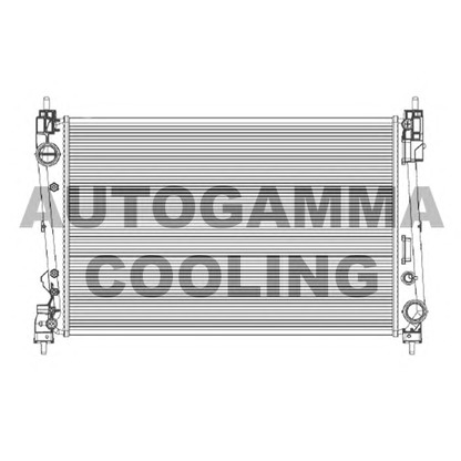 Foto Radiador, refrigeración del motor AUTOGAMMA 105120