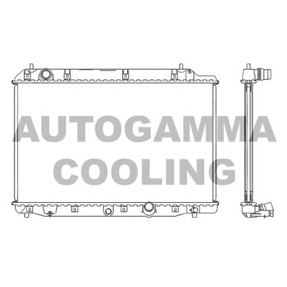 Photo Radiateur, refroidissement du moteur AUTOGAMMA 105126