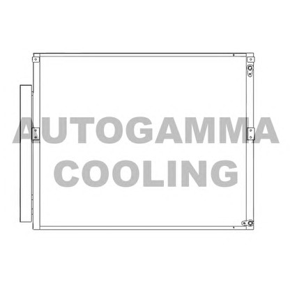 Photo Condenser, air conditioning AUTOGAMMA 105154
