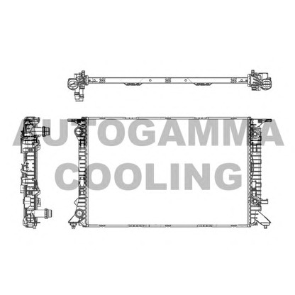 Photo Radiateur, refroidissement du moteur AUTOGAMMA 105156