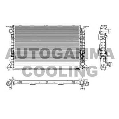 Foto Kühler, Motorkühlung AUTOGAMMA 105159