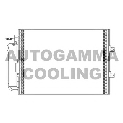 Photo Condenser, air conditioning AUTOGAMMA 105205