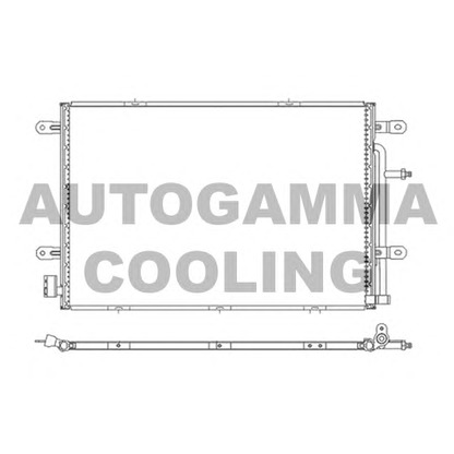 Photo Condenser, air conditioning AUTOGAMMA 105243