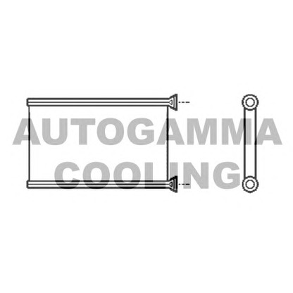 Photo Heat Exchanger, interior heating AUTOGAMMA 105303