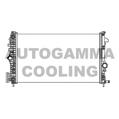 Photo Radiateur, refroidissement du moteur AUTOGAMMA 105319