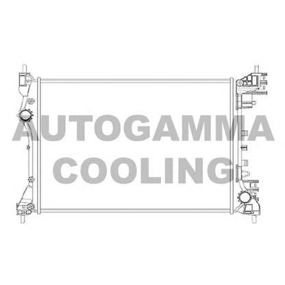 Foto Radiatore, Raffreddamento motore AUTOGAMMA 105365