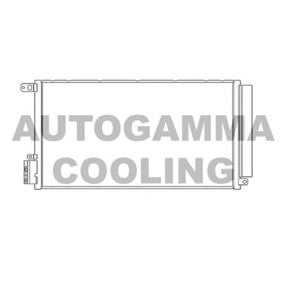 Photo Condenser, air conditioning AUTOGAMMA 105366