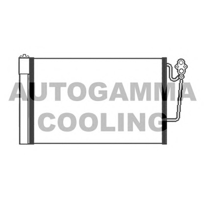 Photo Condenser, air conditioning AUTOGAMMA 105380