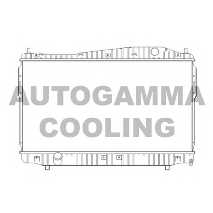 Photo Radiator, engine cooling AUTOGAMMA 105391