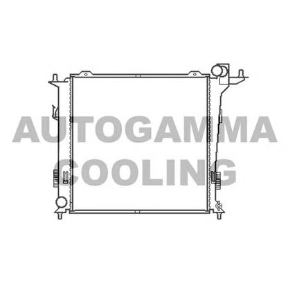 Photo Radiateur, refroidissement du moteur AUTOGAMMA 105408