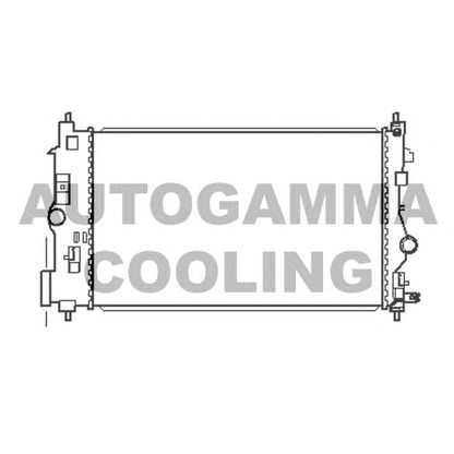 Photo Radiateur, refroidissement du moteur AUTOGAMMA 105447