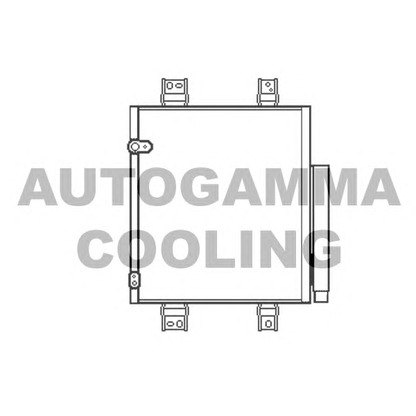 Photo Condenser, air conditioning AUTOGAMMA 105456